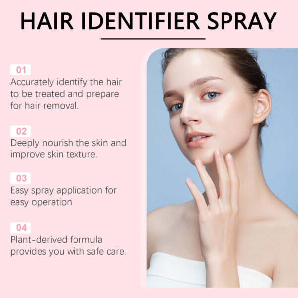 Hair Identifier Spray for Face Shaving，face hair identifier spray，Moisturizing And Skin Care Set Spray，suitable for all skin types (1 set) - Image 3